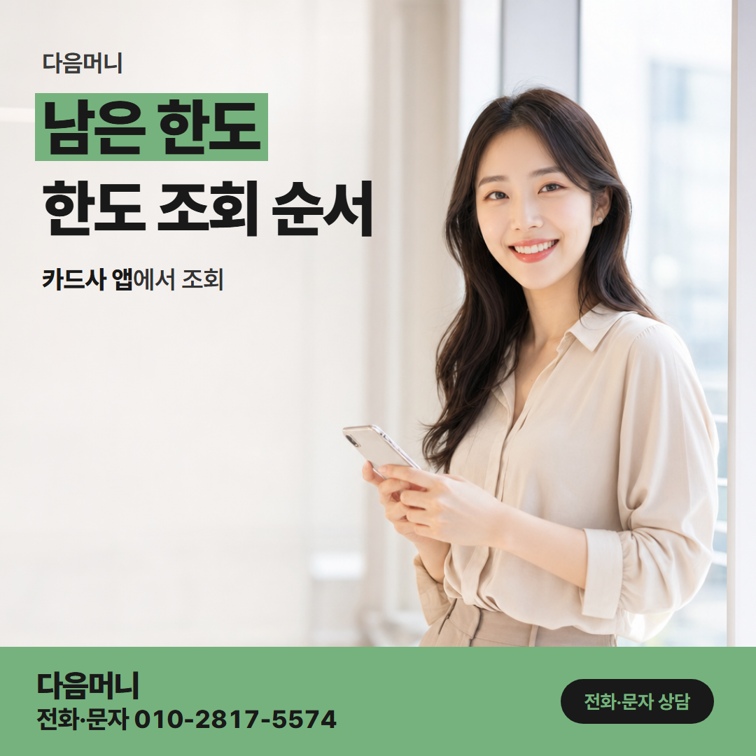 다음머니 부천카드깡 지금 사용 가능한 범위